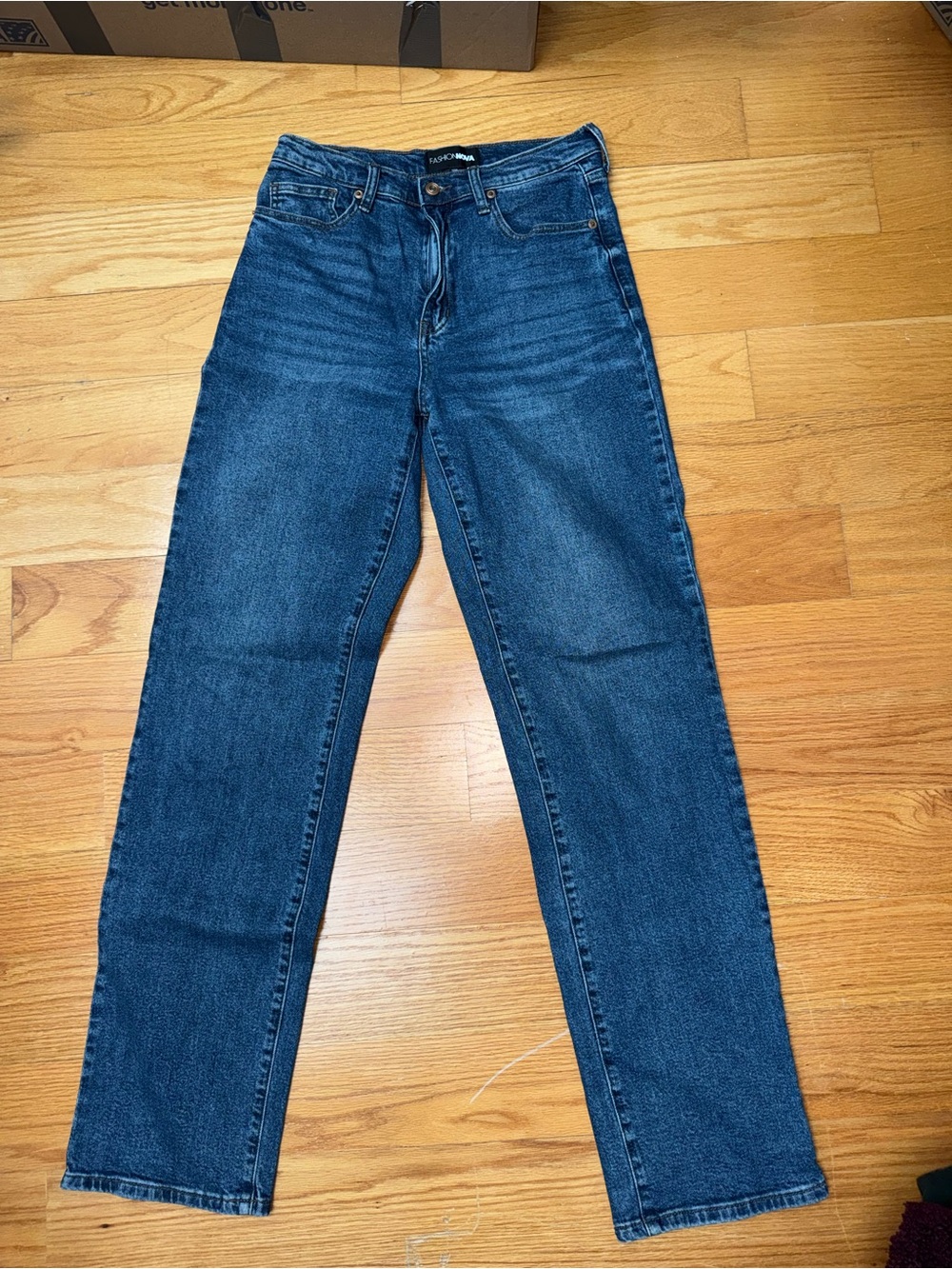 Men's Classic Straight Leg Jeans - Dark Blue